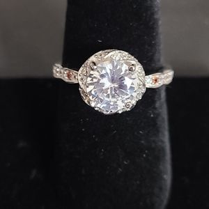 NWOT - .925 SS - CZ and with Orange CZ accents